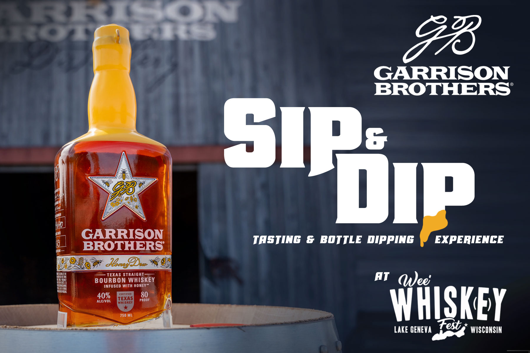 Sip & Dip with Garrison Brothers Wee Whiskey Fest